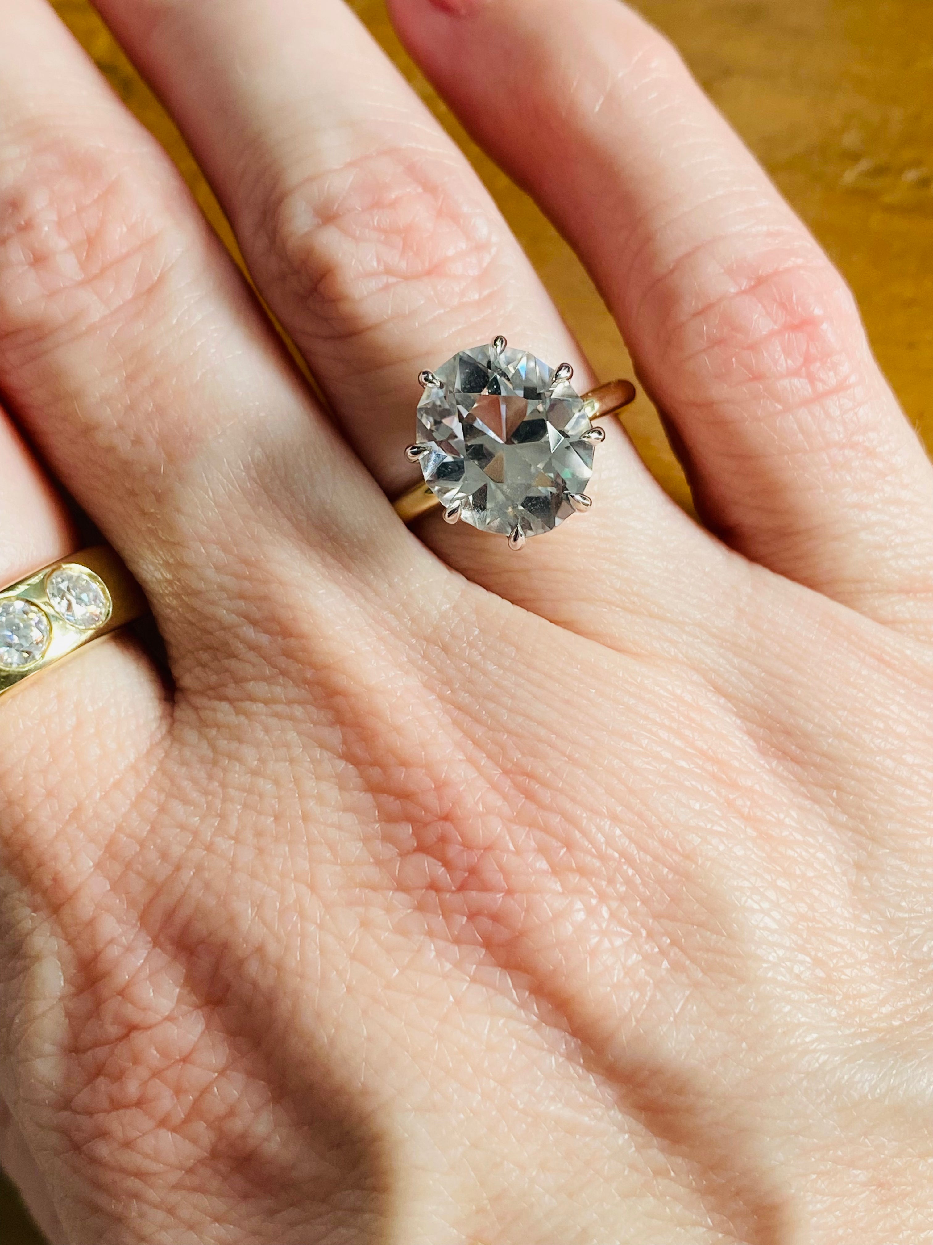 Sold Out ~ Crown Ring with Oval Natural Australian Topaz