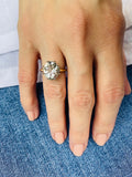 Sold Out ~ Crown Ring with Oval Natural Australian Topaz