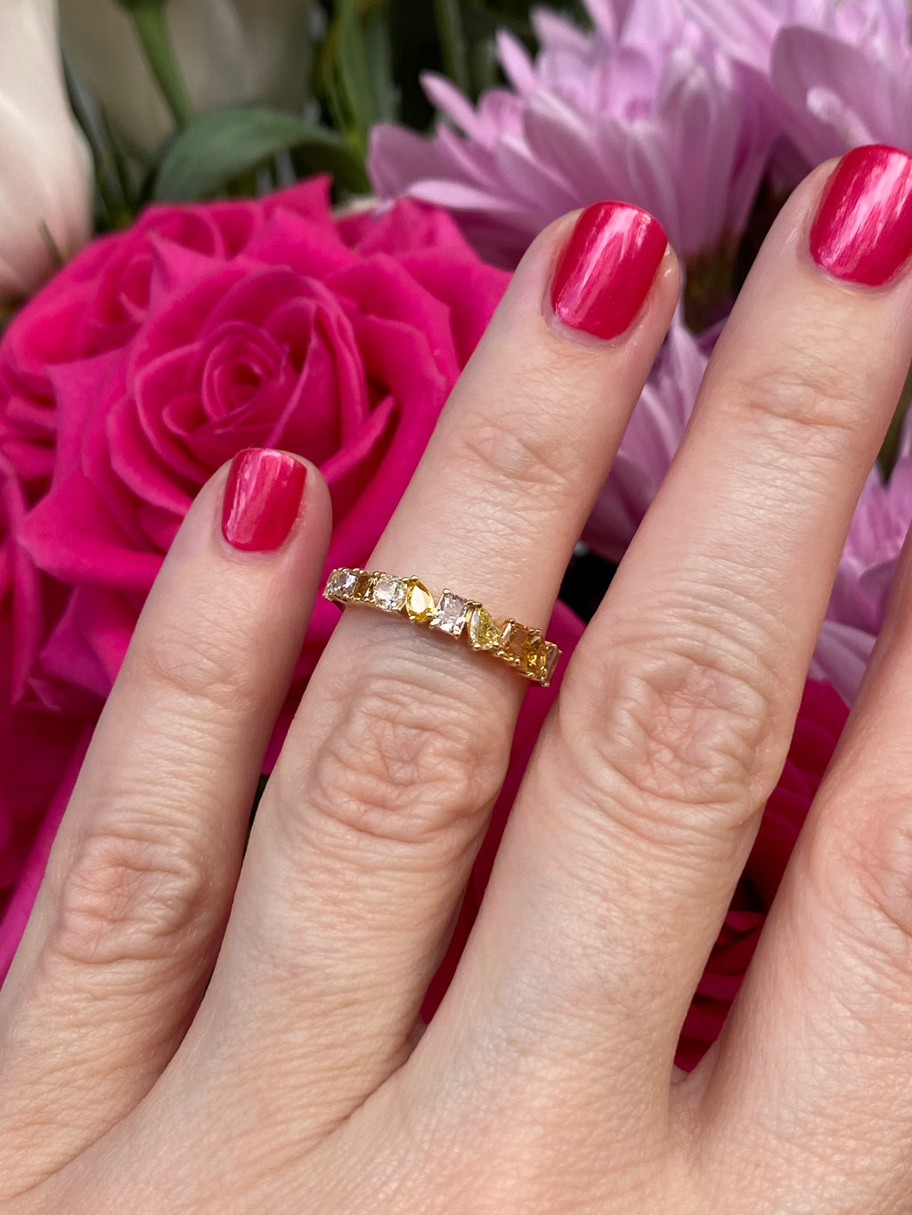 Sold Out ~ Mosaic Ring in Yellow Gold