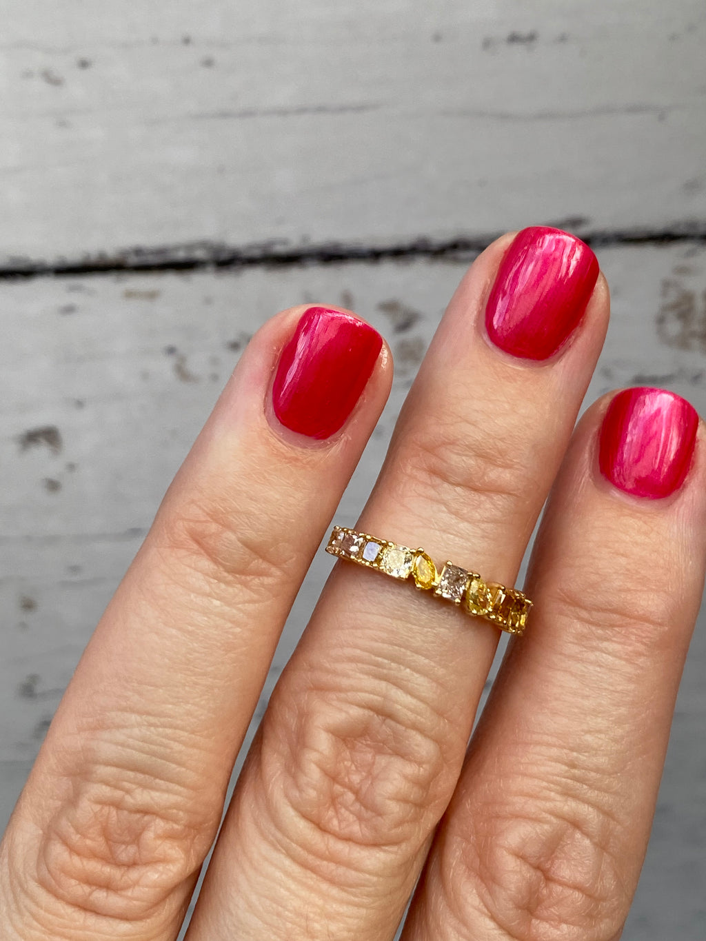 Sold Out ~ Mosaic Ring in Yellow Gold