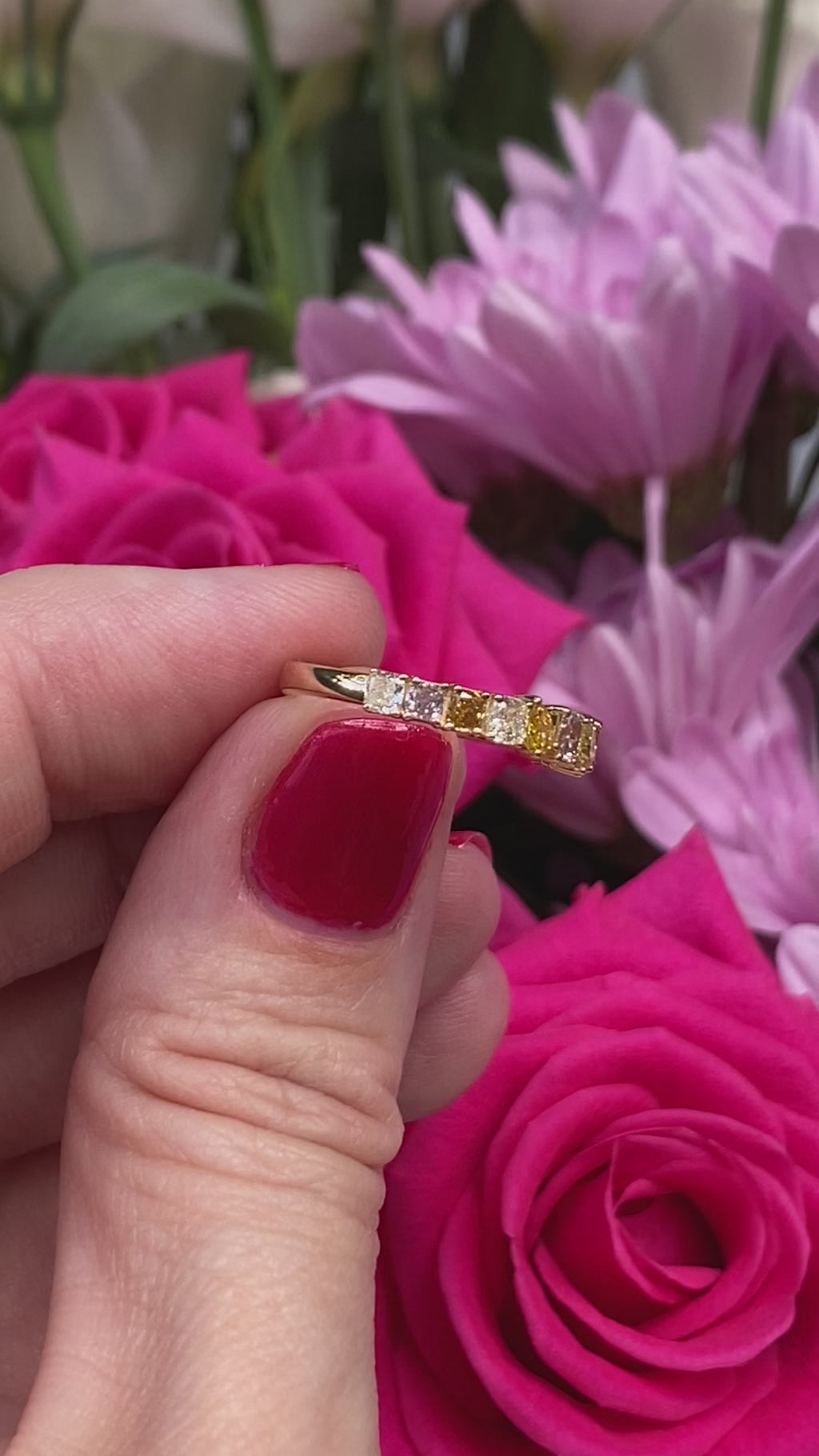 Sold Out ~ Mosaic Ring in Yellow Gold