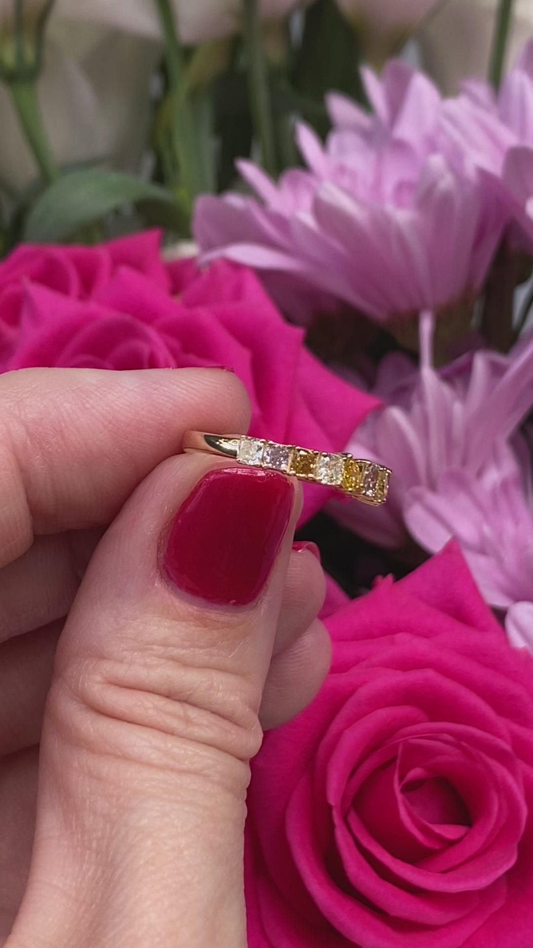 Sold Out ~ Mosaic Ring in Yellow Gold