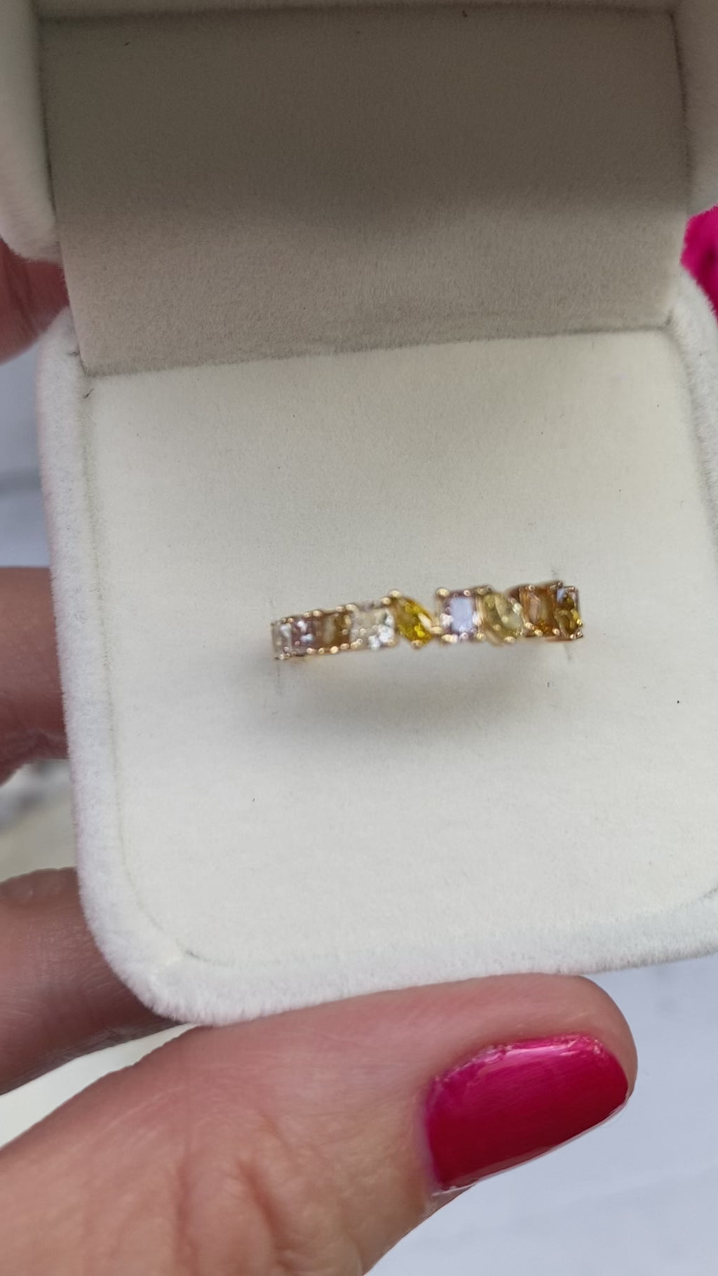 Sold Out ~ Mosaic Ring in Yellow Gold