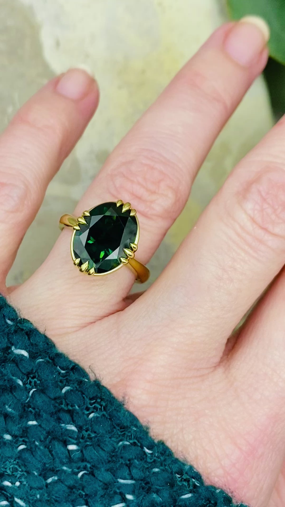 Sold Out ~ Sapphire Cocktail Ring