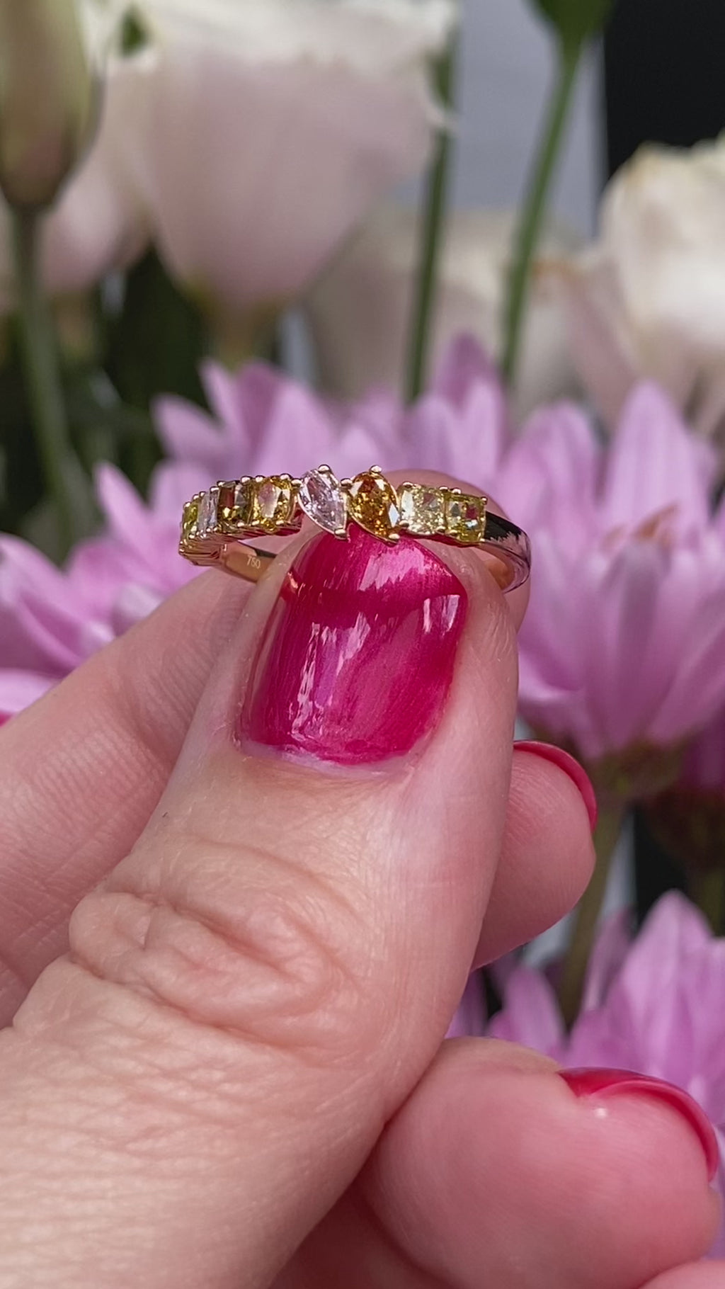 Sold Out ~ Mosaic Ring in Yellow Gold