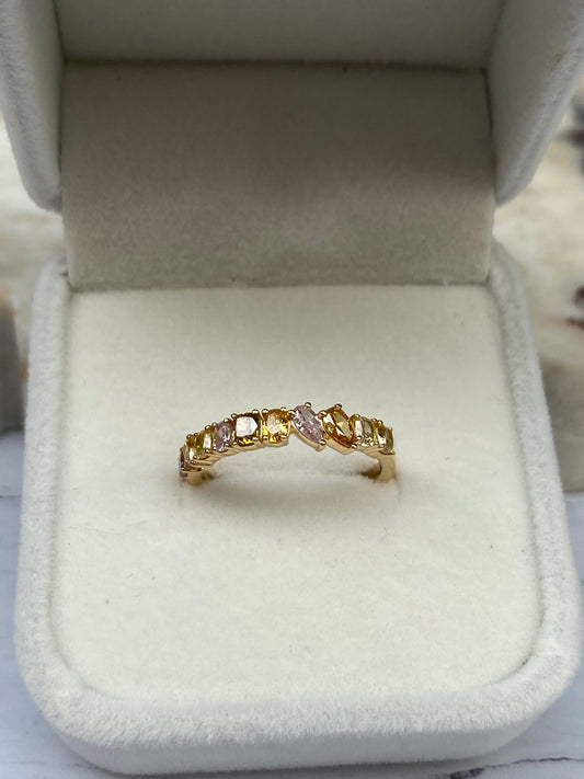 SOLD ~ Mosaic Ring in Yellow Gold