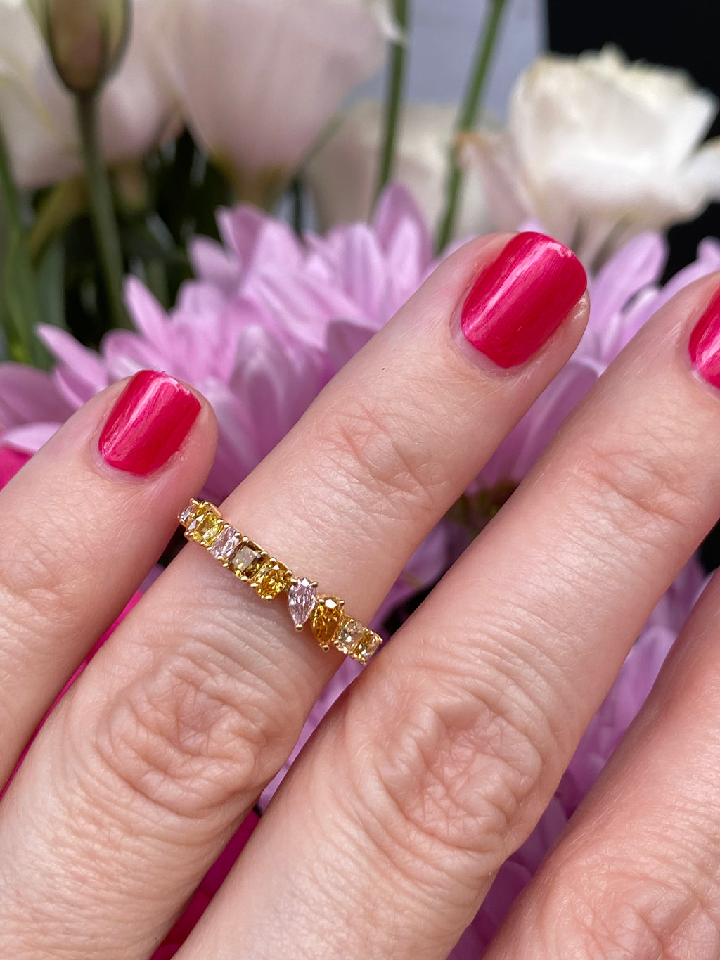 Sold Out ~ Mosaic Ring in Yellow Gold